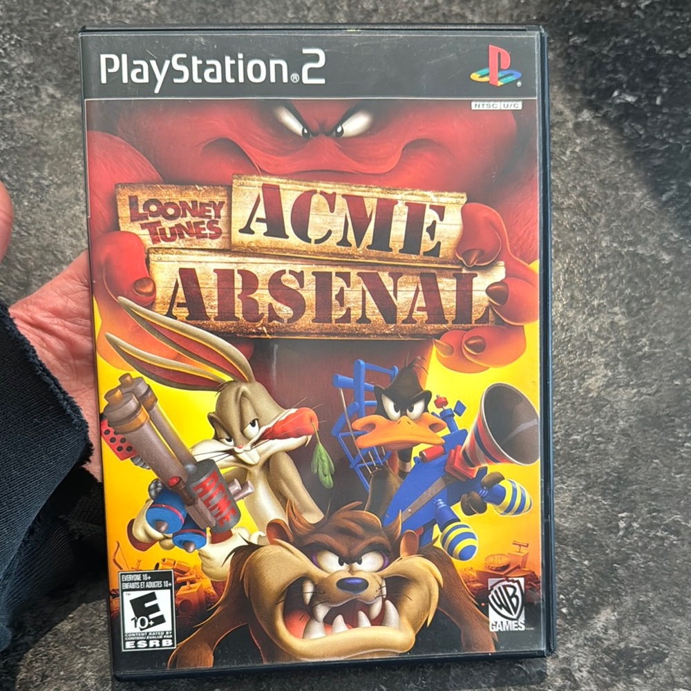 PlayStation 2 Looney Tunes Acme Arsenal for Sony 2 - Black Case